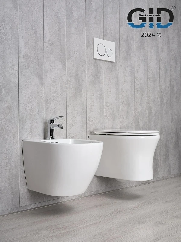 Унитаз Gid Concavo Tr2101 62232Y подвесной цвет Белый с сиденьем Микролифт