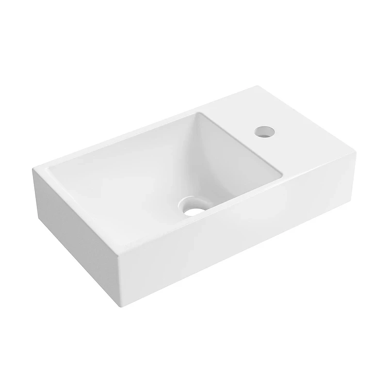 Мини-раковина Wellsee WC Area 45 R 151803000 цвет Белый глянцевый
