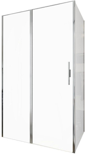 Душевой уголок Allen Brau Priority 120x100 3.31031.00+3.31046.00 цвет профиля Хром стекло прозрачное