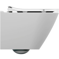 Унитаз Cersanit City Smart Clean On DPL EO slim LP 64822 подвесной с сиденьем Микролифт фарфор подвесной