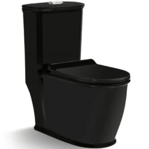 Унитаз компакт SantiLine SL-5019MB с сиденьем Микролифт фаянс напольный