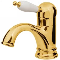 Смеситель для раковины Boheme Tradizionale Oro 281 Золото латунь