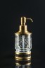 Дозатор для жидкого мыла Boheme Royal Cristal 10929-G-B Золото