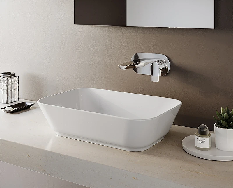 Раковина-чаша Vitra Geo 60 7425B003-0012 Белая фарфор накладная