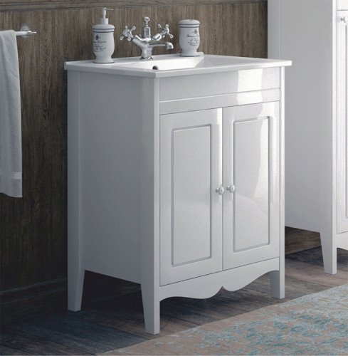 Тумба под раковину Corozo Блюз 65 SD-00000030 Белая МДФ / ЛДСП