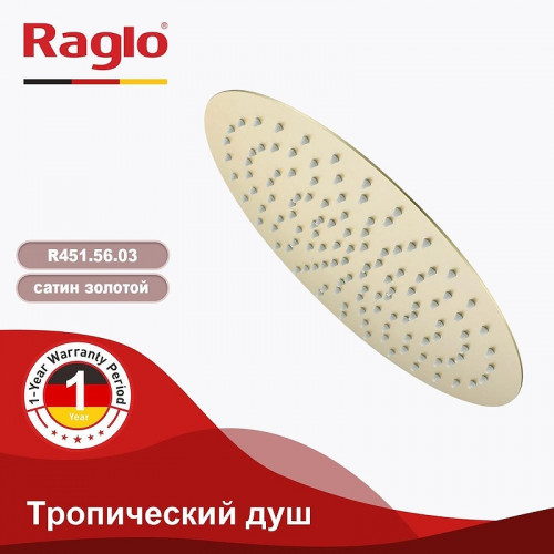 Верхний душ Raglo R451.56.03 цвет Золото матовое