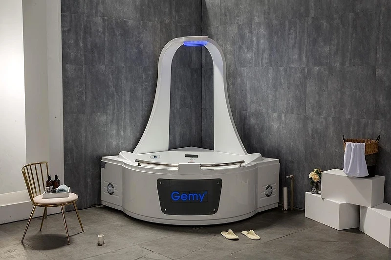Акриловая ванна Gemy Gemy 170x170 G9070 K С гидромассажем