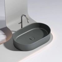 Раковина-чаша Ceramicanova Element 61 CN6048MDH Темный антрацит матовый фарфор накладная