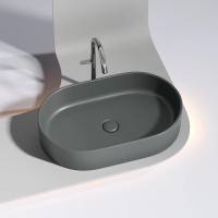 Раковина-чаша Ceramicanova Element 61 CN6048MDH Темный антрацит матовый фарфор накладная