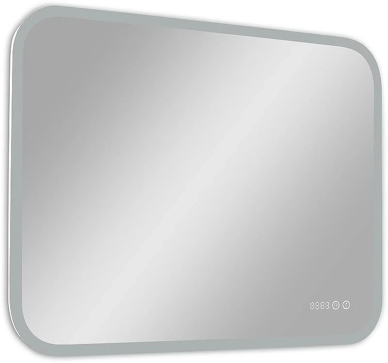 Зеркало Континент Demure 900х700 ЗЛП2301 с подсветкой с сенсорным выключателем с подогревом с часами