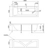Акриловая ванна Marka One Modern 150х70 01мод1570 без гидромассажа