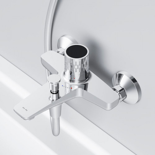 Смеситель для ванны AM.PM Gem F90A10400 Хром латунь на стену