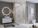 Душевой поддон из искусственного камня BelBagno Uno 90x90 TRAY-MR-UNO-A-90-35-W-CR Белый