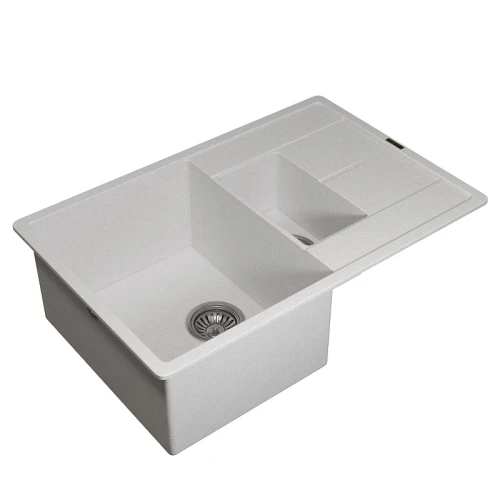 Кухонная мойка Uperwood Quartz Premium UPD-05-01 78 3910202116 цвет Белый матовый