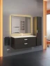 Тумба с раковиной Uperwood Modul 100 393020553 подвесная цвет Черный матовый