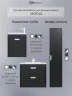 Тумба с раковиной Uperwood Modul 100 393020553 подвесная цвет Черный матовый