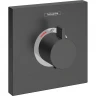 Смеситель для душа Hansgrohe ShowerSelect High flow 15760340 с термостатом цвет Шлифованный черный хром