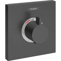 Смеситель для душа Hansgrohe ShowerSelect High flow 15760340 с термостатом цвет Шлифованный черный хром