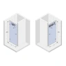 Душевая дверь Riho SZ Scandic NXT X101 68 R G00982121 профиль Черный матовый стекло прозрачное