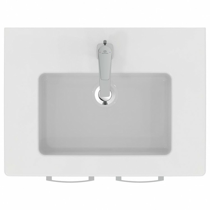 Раковина Ideal Standard Tempo 61 E066801 Euro White фарфор полувстраиваемая