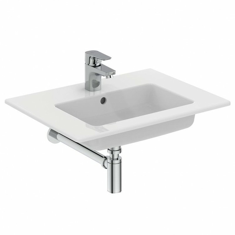 Раковина Ideal Standard Tempo 61 E066801 Euro White фарфор полувстраиваемая