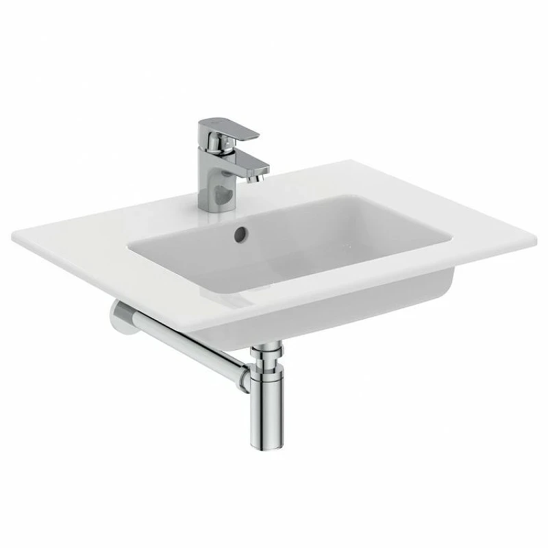 Раковина Ideal Standard Tempo 61 E066801 Euro White фарфор полувстраиваемая