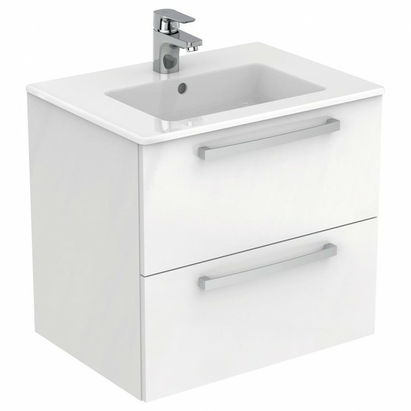 Раковина Ideal Standard Tempo 61 E066801 Euro White фарфор полувстраиваемая