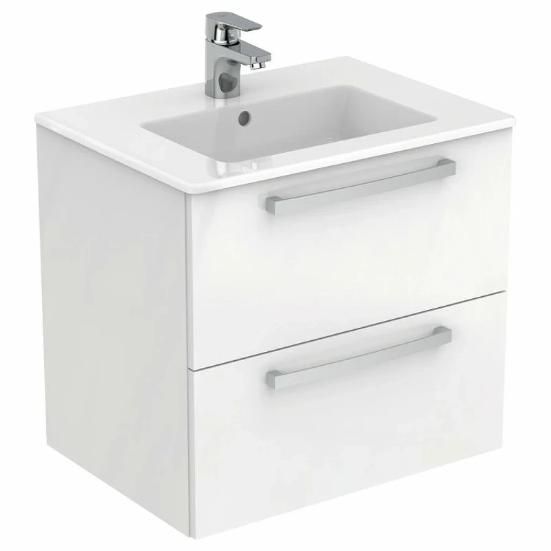 Раковина Ideal Standard Tempo 61 E066801 Euro White фарфор полувстраиваемая