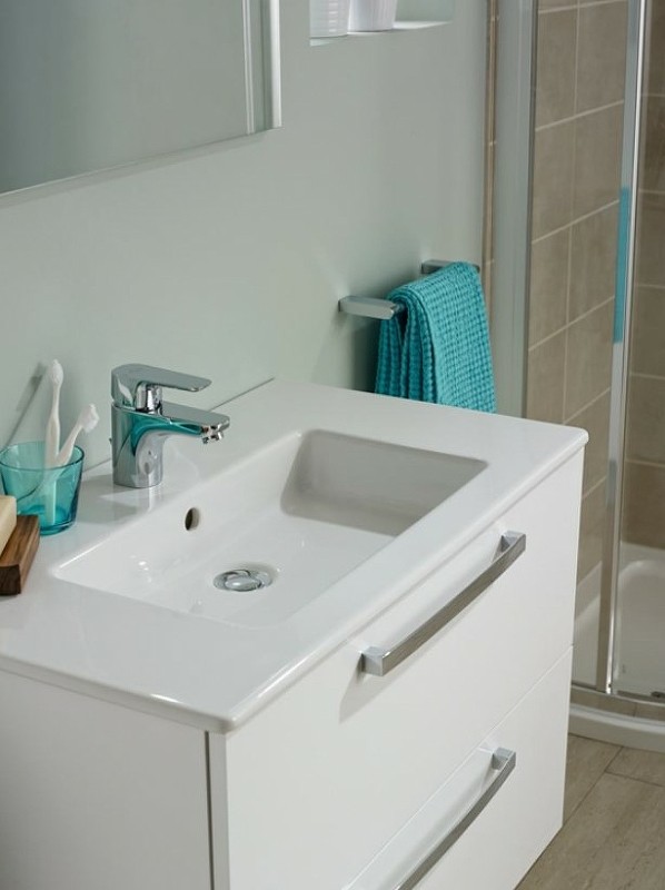 Раковина Ideal Standard Tempo 61 E066801 Euro White фарфор полувстраиваемая