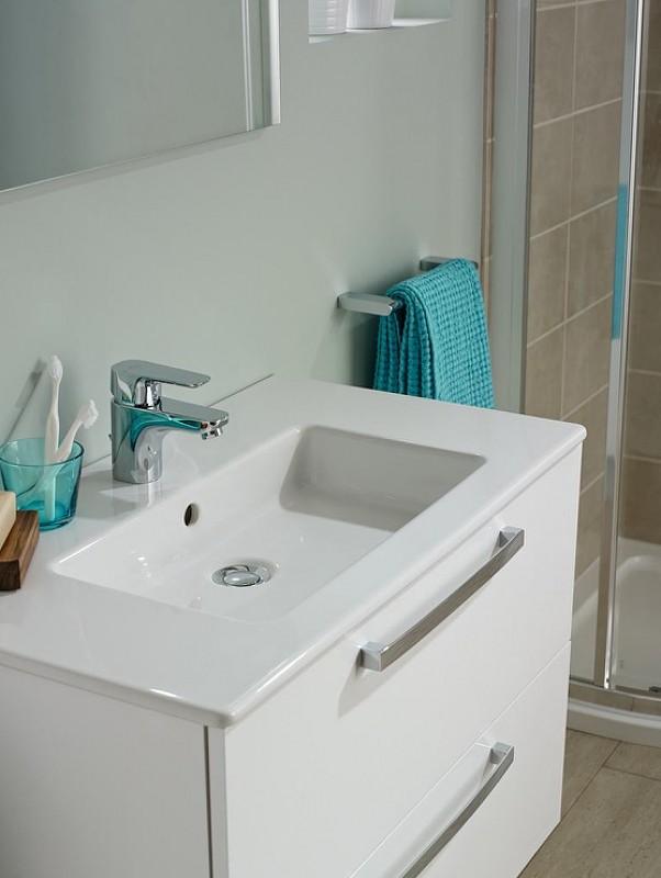 Раковина Ideal Standard Tempo 61 E066801 Euro White фарфор полувстраиваемая