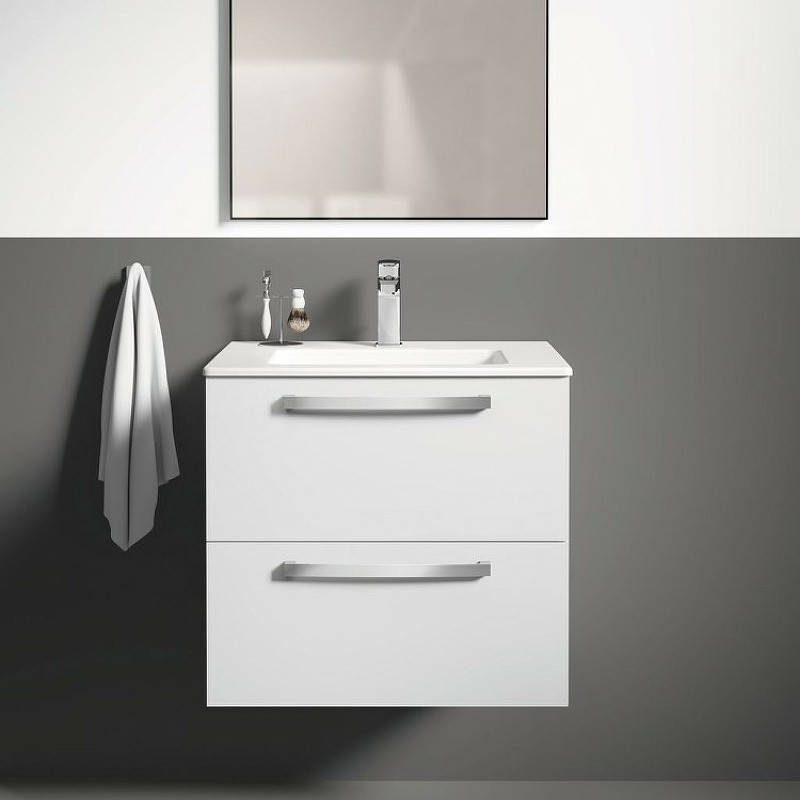 Раковина Ideal Standard Tempo 61 E066801 Euro White фарфор полувстраиваемая