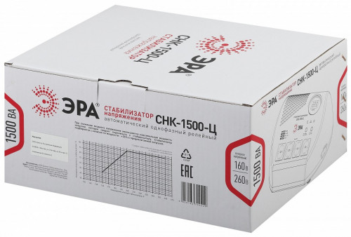 Стабилизатор напряжения Эра  СНК-1500-Ц