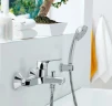 Смеситель для ванны Grohe Bauflow 23601000 Хром латунь на стену