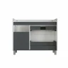 Тумба под раковину Aquanet Nova Lite 2.0 100 L 346341 цвет Белый глянец