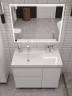 Тумба под раковину Aquanet Nova Lite 2.0 100 L 346341 цвет Белый глянец