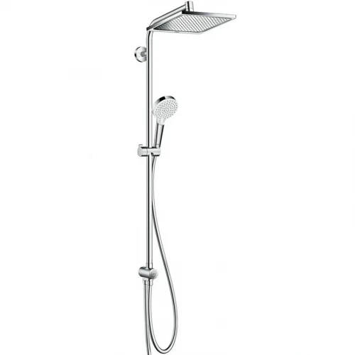 Душевая система Hansgrohe Crometta Showerpipe Reno EcoSmart 27289000 Хром латунь на стену