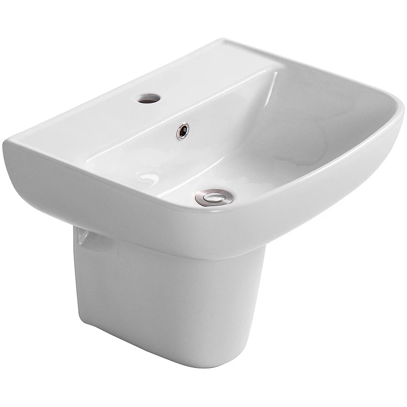 Раковина Aquatek 55 AQ5430-00 Белая фарфор подвесная