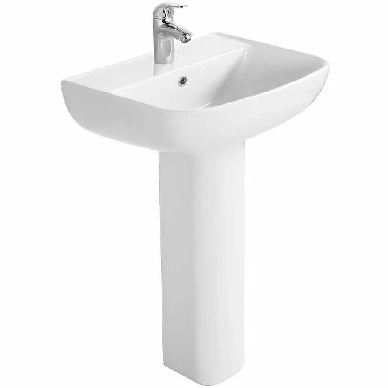 Раковина Aquatek 55 AQ5430-00 Белая фарфор подвесная