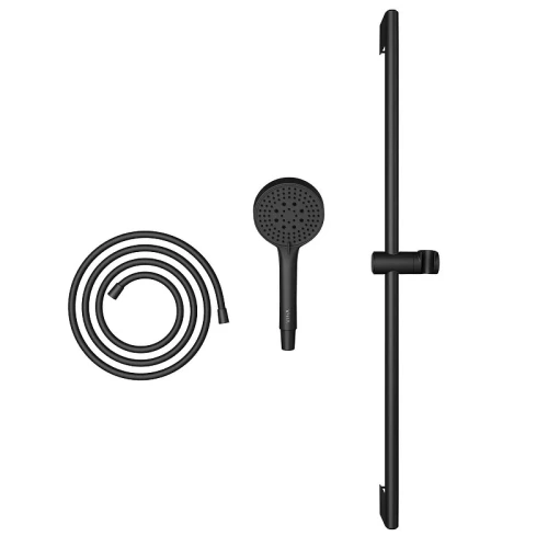 Душевой гарнитур Vitra Base Round A4590836EXP цвет Черный матовый