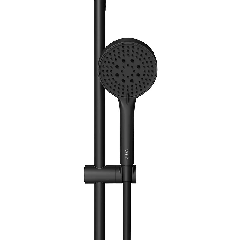 Душевой гарнитур Vitra Base Round A4590836EXP цвет Черный матовый