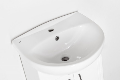 Тумба под раковину Style Line Эко Стандарт 9 1 Б Канны 50 Белый глянец МДФ / ЛДСП