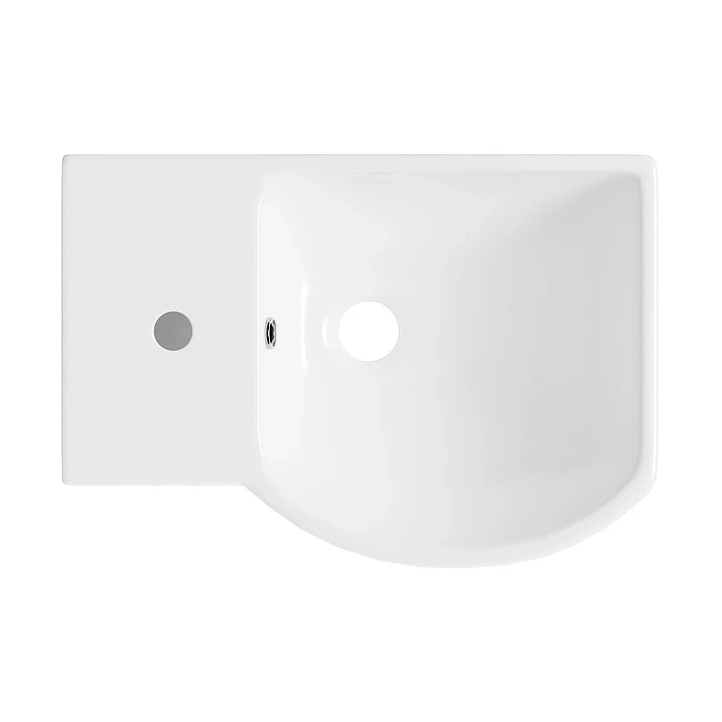 Мини-раковина Wellsee WC Area 45 L 151808000 цвет Белый глянцевый