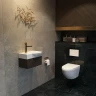 Мини-раковина Wellsee WC Area 45 L 151808000 цвет Белый глянцевый