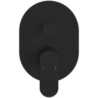 Смеситель для душа Ravak Chrome CR 065.20BL X070433 Черный матовый латунь встраиваемый