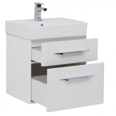Тумба под раковину Aquanet Виченца 60 Белая 196252 МДФ / ЛДСП