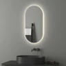 Зеркало Evoform Ledshine 80x40 BY 2586 с подсветкой 16.5 W - без выключателя - нейтральный белый свет стекло