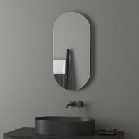 Зеркало Evoform Ledshine 80x40 BY 2586 с подсветкой 16.5 W - без выключателя - нейтральный белый свет стекло