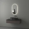 Зеркало Evoform Ledshine 80x40 BY 2586 с подсветкой 16.5 W - без выключателя - нейтральный белый свет стекло