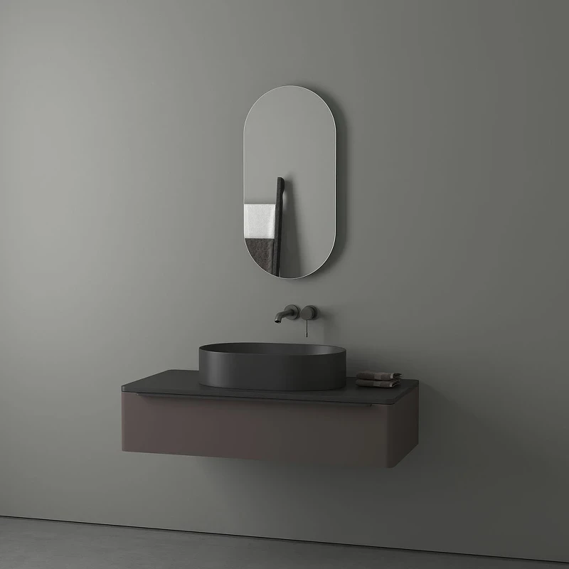 Зеркало Evoform Ledshine 80x40 BY 2586 с подсветкой 16.5 W - без выключателя - нейтральный белый свет стекло