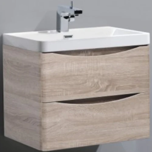 Тумба под раковину BelBagno Ancona-N 60 ANCONA-N-600-2C-SO-WO подвесная Rovere Bianco МДФ / ЛДСП